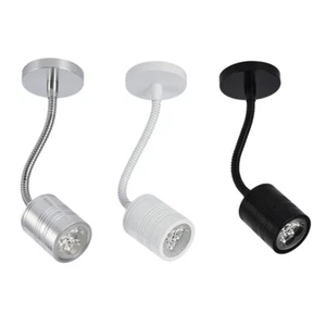 Cuello de cisne 3W/5W LED Lámpara de techo Aplique de pared Lámpara de exhibición Vitrina - Imagen 1 de 18