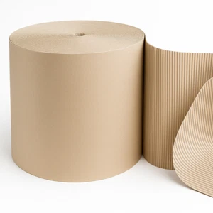1 Rolle Wellpappe 0,50 m x 90 m Rollenwellpappe Polstermaterial Packpolster - Bild 1 von 3
