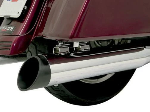 Tapa de extremo de silenciador de escape Bassani negro de 4" corte cortado para silenciadores Bassani Harley Foto 1 de 1