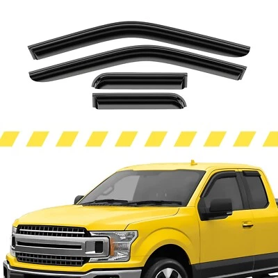 Parasoles de lluvia protectores de viento para Ford F150 SuperCab 2015-2026 Foto 1 de 4