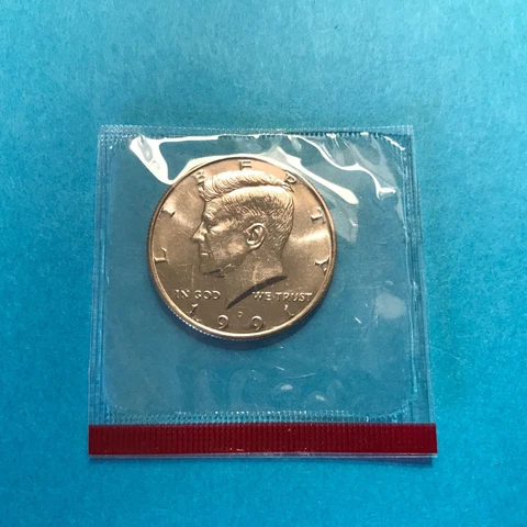 1991 D Kennedy Half Dollar Denver Unc   FREE SHIP Cover