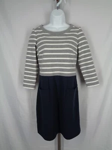 Vestido GAP Ponte Tejido Talla XS Rayas Bloques de Color Náutico Preppy Nuevo - Imagen 1 de 9