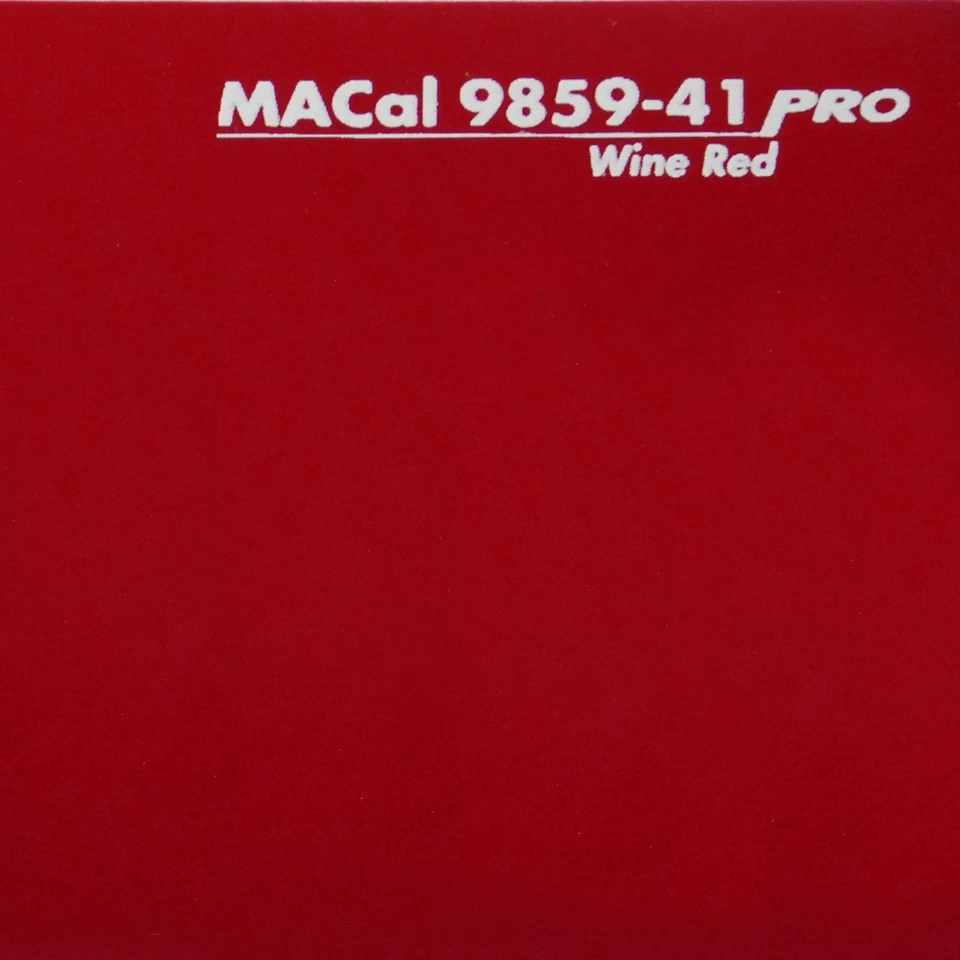 MACTAC 1 m (15,95 € /m) Autofolie, PKW KFZ Folie weinrot glänzend 61,5 cm