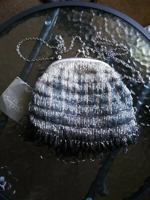 Anthropologie Miss Albright Beaded Clutch Purse - Image 1 of 4