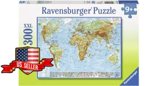 NEW SEALED Ravensburger 13097 Political Map of The World 300Pc XXL Jigsaw Puzzle - Picture 1 of 10
