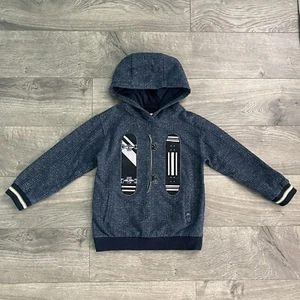 Mayoral Navy Blue Skateboard Boys Size 6 Hoodie - Picture 1 of 6