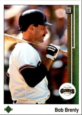 1989 Upper Deck Bob Brenly .. San Francisco Giants #479 - Image 1 of 2