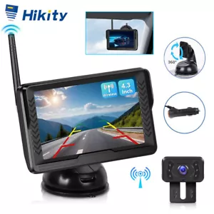 Cámara de marcha atrás para coche con monitor LCD de 4.3" camión autobús radio cámara trasera inalámbrica - Imagen 1 de 16