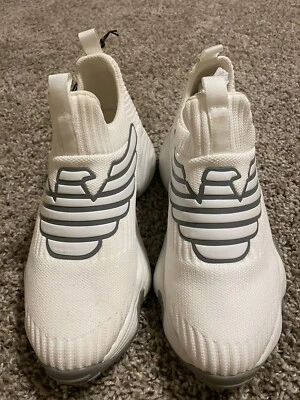 Emporio Armani EA7 Para Mujer Blanco Grifo Extraligero Moda Tenis Zapatos Foto 1 de 3