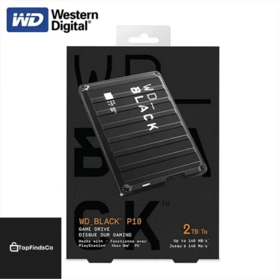 Western Digital – disque dur externe P10, 4T/2T, PS5 Xbox Pc MAC - Immagine 1 di 4
