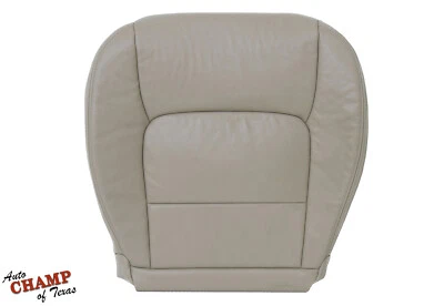 Se adapta a Lexus 1998-2003 LX470 - Cubierta de asiento de cuero inferior del lado del conductor tostado Foto 1 de 4