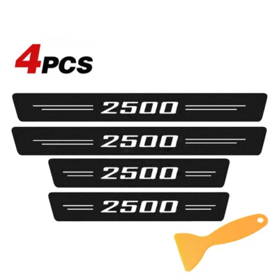 4X Accesorio protector placa umbral puerta cabina camioneta Chevrolet Silverado 2500 M8 Foto 1 de 4