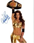 Signed Candice Michelle 8x10 PROMO - AUTOGRAPHED Pro wrestling COA Belt