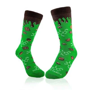 Science of Chocolate Socks from the Sock Panda (Adult Small - Shoe Sizes 2-5) - Picture 1 of 6