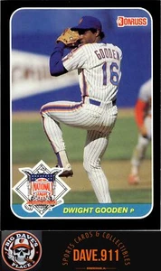 Dwight Gooden 1987 Donruss All-Stars 3 1/2"x5" #18 New York Mets - Picture 1 of 2