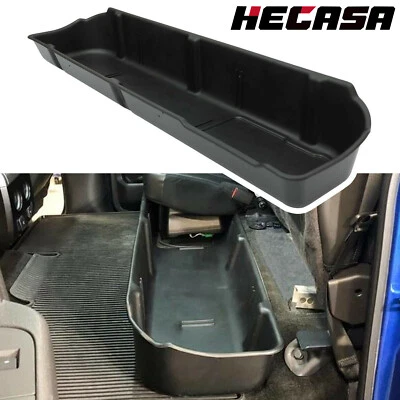 FOR 2009-2014 Ford F-150 Super Crew Cab Seat w/o Subwoofer Underseat Storage Box - Image 1 of 4