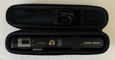 Magic Wand Vupoint Solutions Black w Cords & Case 10” Long Tested & Works - Image 1 of 4