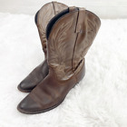 Laredo Lea Vamp Fox Stitched Round Toe Western Cowboy Boots