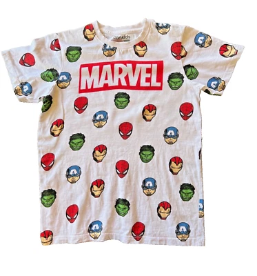 Boys Marvel t-shirt bonkids 10-11 Y Superhero shirt - Image 1 of 4