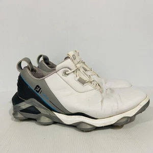 FootJoy Tour Alpha Golf Shoes 55506 - White/Grey/Blue US 9 W - Picture 1 of 10