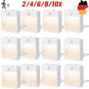 LED Nachtlicht Dimmbar mit Bewegungsmelder Steckdose Nachtlampe Steckdosenlicht - Bild 1 von 23