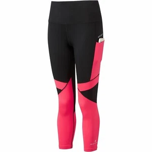 Ronhill Tech Revive Crop Tight Womens Size Small - Black/Hot Pink - Picture 1 of 2