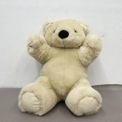 Vintage 12in Tall Teddy Bear Arms up for a Hug The Bearific Bear Factory - Image 1 of 4