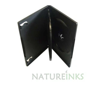 10 x 3 Way TRIPLE CD DVD Case Cases Flip Tray clear outer cover 14mm spine - Afbeelding 1 van 2