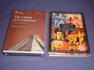 Teaching Co Great Courses DVDs THE ORIGIN of CIVILIZATION new + BONUS - Picture 1 of 2
