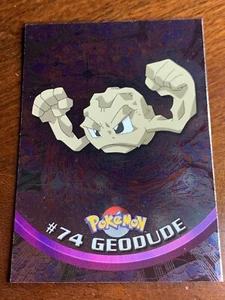 1999 Topps Pokemon TV #74 Geodude Silver Foil FREE COMBINED SHIP - Picture 1 of 2