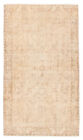 Tapis traditionnel vintage noué à la main 3'8" x 6'6" tapis en laine
