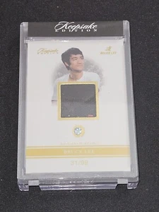 2024 Bruce Lee Keepsake Edition Jumbo Shoe Relic + Gem 31/99 RARE - Picture 1 of 2
