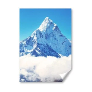 A4 - Snowy Mount Everest Mountaineering Poster 21X29.7cm280gsm #15689 - Picture 1 of 7