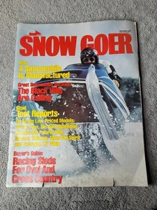 Vintage December 1976 Snow Goer Snowmobile Magazine - Picture 1 of 6