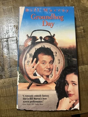 Groundhog Day VHS Bill Murray - Imagem 1 de 4