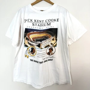 Maglietta Vintage Washington Redskins Jack Kent Cooke Stadium Inaugurazione Gioco XL - Foto 1 di 5