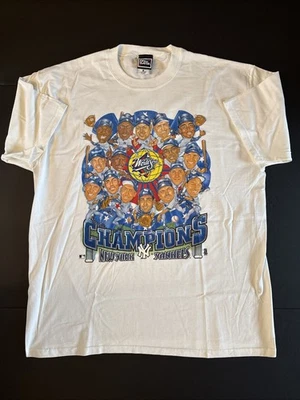 Camiseta De Colección 1998 Jugador Profesional MLB New York Yankees Serie Mundial Caricatura XL Foto 1 de 4