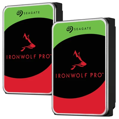 12TB Seagate IronWolf PRO NAS Bundle 2x6TB 7200RPM Enterprise - 5Yr Warranty 550 - Image 1 of 4