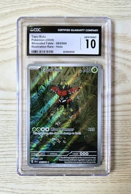 Tapu Bulu 065/064 Sv: Shrouded Fable Holo CGC 10 Gem Mint Pokemon Card - Image 1 of 2