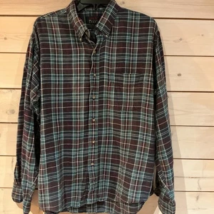 Arrow Mens Sport XL Plaid Flannel Pre-owned Condition - Picture 1 of 5
