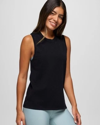 Prana Everyday Tank in Organic Cotton Women's Size Large in Black New With Tags! - Image 1 of 4