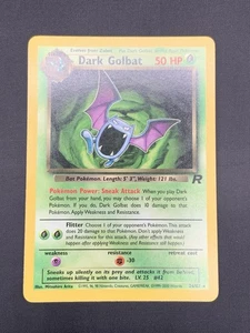 Pokemon TCG Dunkles Golbat 24/82 Team Rocket Rare LP - Bild 1 von 10