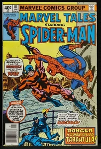 MARVEL TALES SPIDERMAN Issue #111 Comic Book January 1980 Bronze Age - Picture 1 of 7