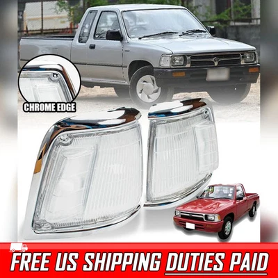 PARA TOYOTA HILUX PICKUP 2X2 RN85 YN10 MK4 1988-1997 PAR DE LUCES DE ESQUINA Foto 1 de 4