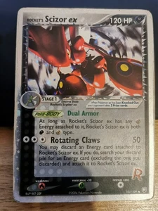 Pokemon Rocket's Scizor EX Ultra Rare Holo Card 101/109 Team Rocket Returns - Picture 1 of 7