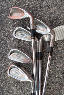 Cleveland Tour Action TA5 Iron Set 3, 4, 5, 6, 8, 9, Stiff Steel Shafts, RH - Image 1 of 4