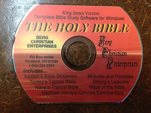 Holy Bible on Mini CD - KJV - Picture 1 of 1