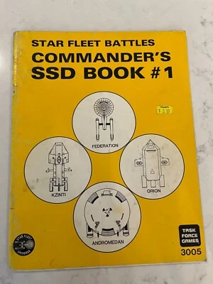 Libro SSD Star Fleet Battles Commanders #1 de Task Force Games STAR TREK Foto 1 de 2