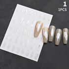 1PCS Hand Painted Color Block Nail Sticker With Irregular Patterns Nail Sticke