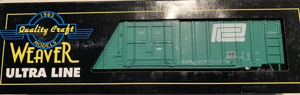 WEAVER 3-RAIL PENN CENTRAL 50’ PLUG DOOR BOXCAR! O SCALE FREIGHT BOXCAR - Image 1 of 1